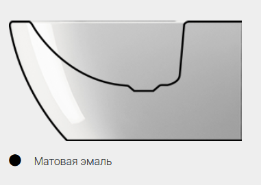 Биде подвесное GSI PURA 8865FR2115   550 мм х 360 мм, с отверстием под смеситель, с переливом, с креплением, цвет Ghiaccio Matte
