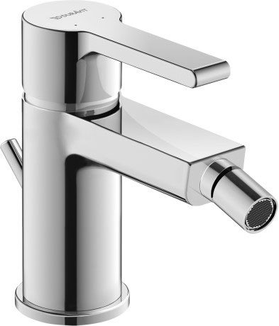 Однорычажный смеситель для биде Duravit B.2 B22400001010 S 127 мм, Хром