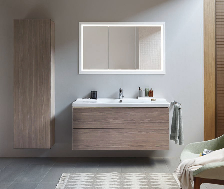 Тумба подвесная под раковину Duravit L-Cube LC624203131 сосна серебристая (изделие снято с производства)