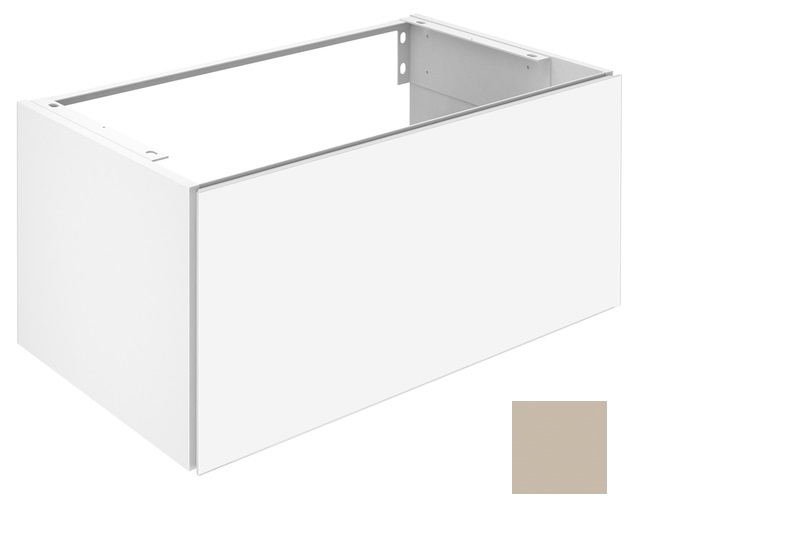 Тумба под умывальник Keuco Plan 32961 180000 корпус лак матовый кашемир, фасад стекло кашемир глянцевый