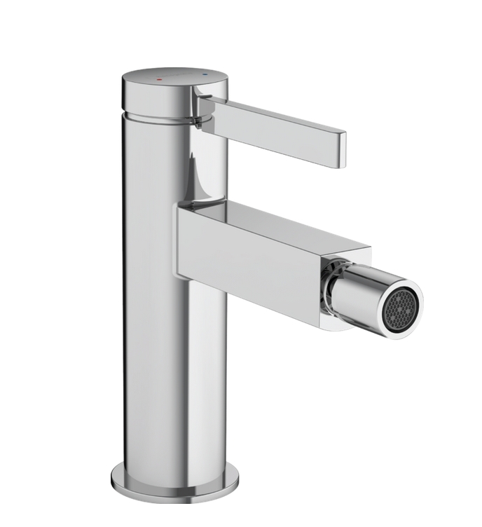Смеситель для биде Hansgrohe Finoris 76200000 со сливным клапаном push-open, цвет Хром