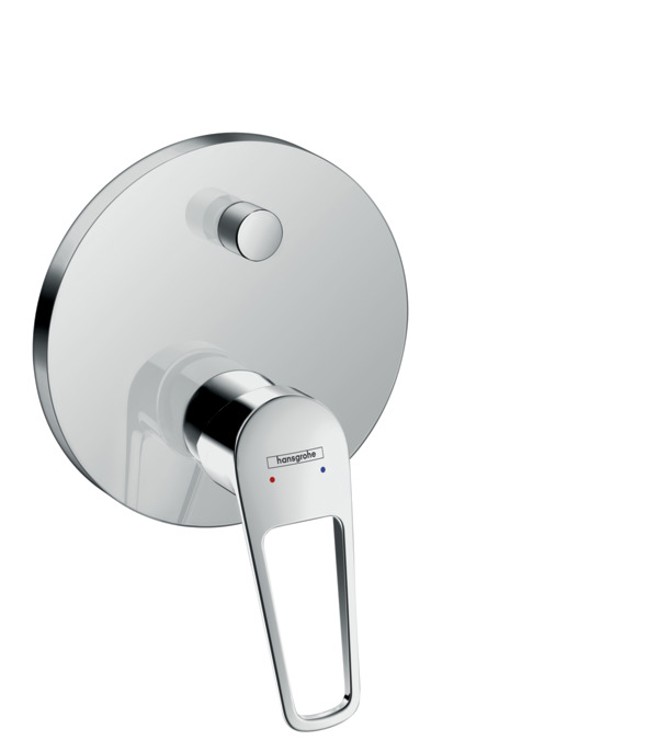 Смеситель для ванны Hansgrohe Novus Loop 71345000 встраиваемый хром
