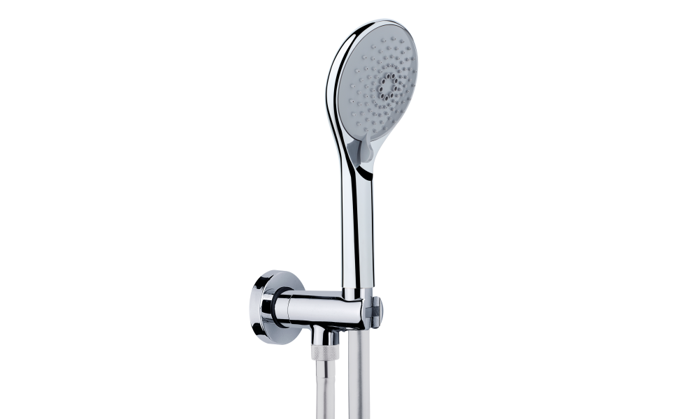 Держатель  для ручного душа со шланговым подсоединением BOSSINI Accessories  C12000.030_УЦ  c круглой розеткой, хром