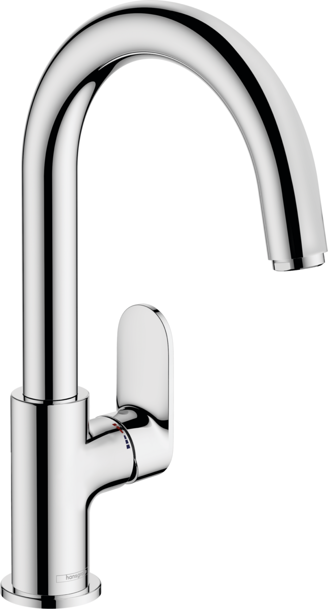 Смеситель для раковины HANSGROHE Vernis Blend 71554000 со сливным гарнитуром, хром