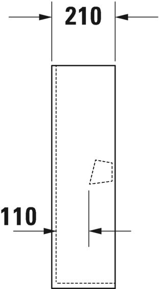 Пьедестал Duravit ME by Starck 0858390000 для раковины, белый 