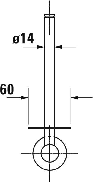 Держатель для запасных рулонов Duravit D-Code 009915 хром