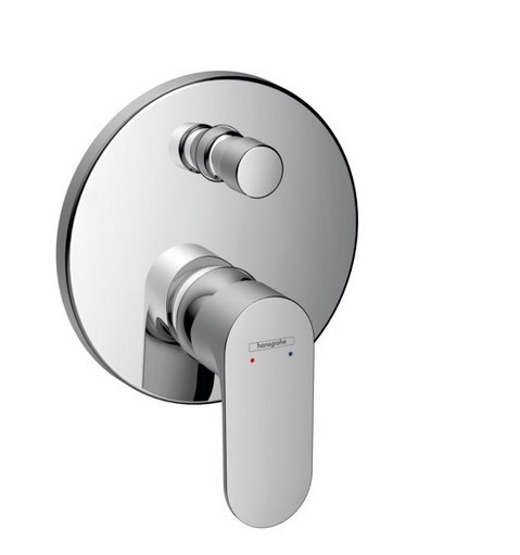 Однорычажный смеситель для ванны HANSGROHE REBRIS S 72467000 с защитной комбинацией EN 1717, хром