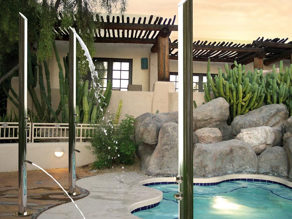 Душевая колонна Bossini Outdoor/Indoor Columns Aquabambù Column L00860 из нержавеющей стали
