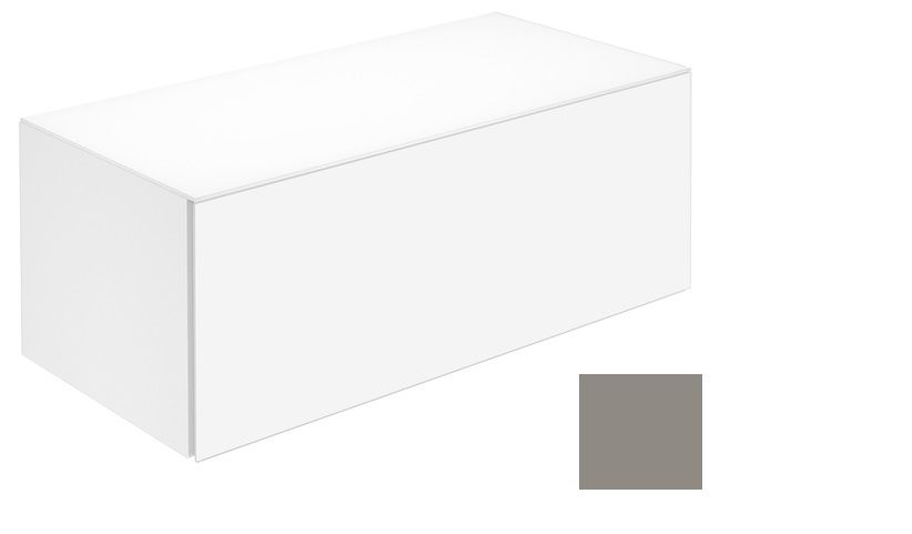 Боковая тумба Keuco Plan 32927 290000 корпус лак матовый инокс, фасад стекло инокс матовый петроль