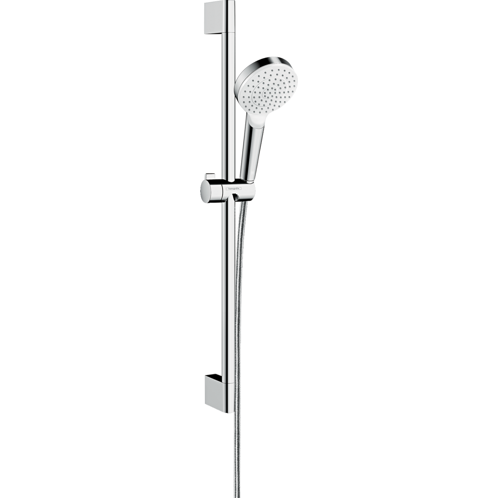 Душевой гарнитур со штангой 65 см Hansgrohe Crometta 1jet 26533400 Белый/Хром