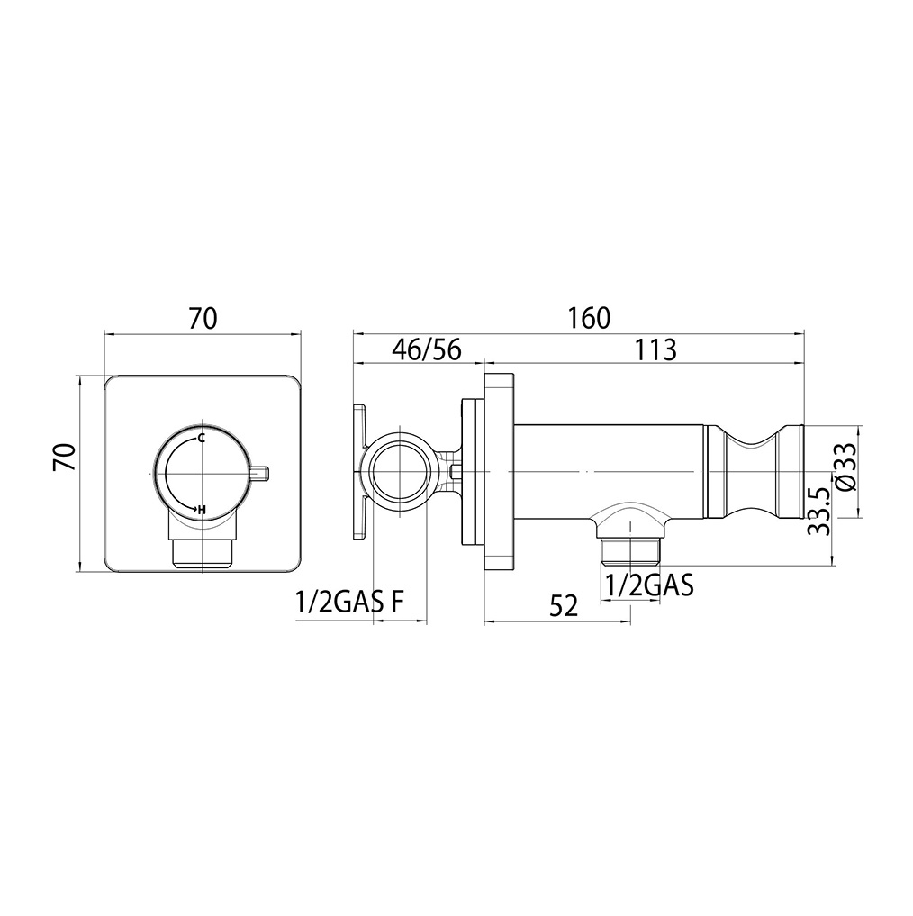 Гигиенический душ со смесителем Bossini Cube Brass E38003B.073 Черный матовый (комплект)