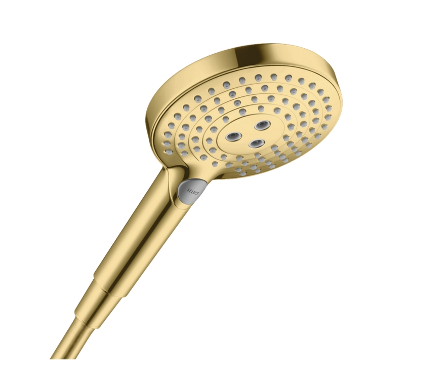 Ручной душ HANSGROHE Raindance Select S 26530990 120 3jet, цвет Полированное золото