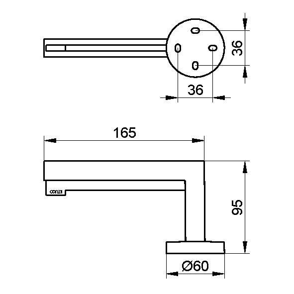 Держатель туалетной бумаги Keuco Edition 90 19062 010000  хром
