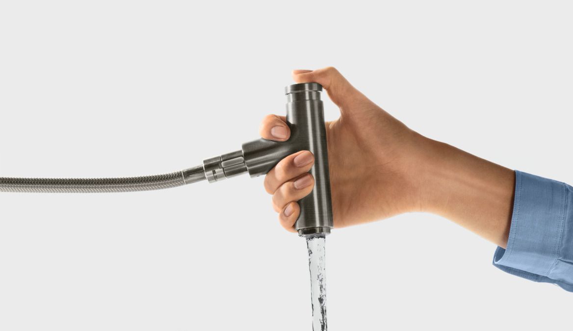 Смеситель для кухни Hansgrohe Metris Select M71 73803800 Хром