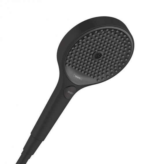 Ручной душ HANSGROHE Rainfinity 130 3jet 26865670 EcoSmart, Чёрный матовый