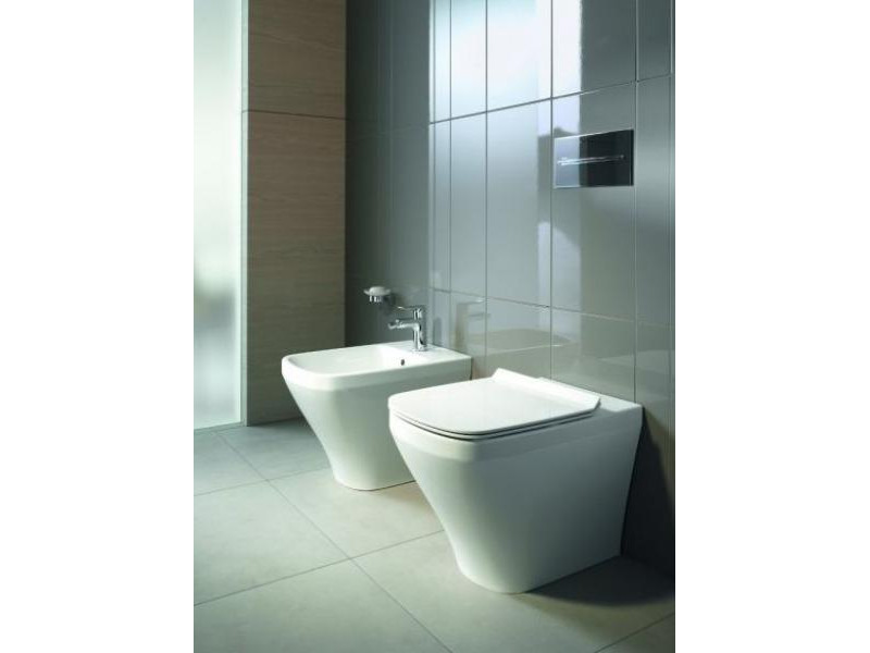 Напольное биде Duravit DuraStyle 2283100000 с переливом, с креплением, белое