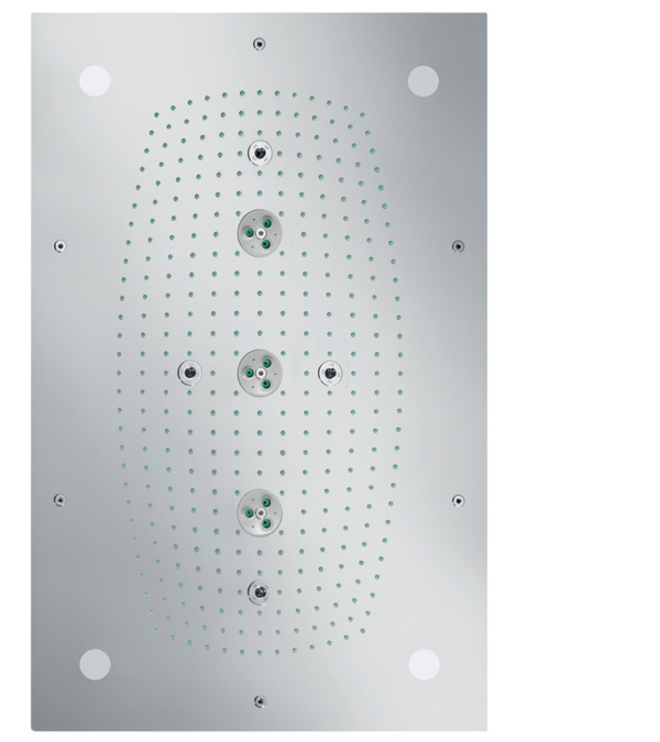 Верхний душ с подсветкой Hansgrohe Raindance Rainmaker 28418000 Хром