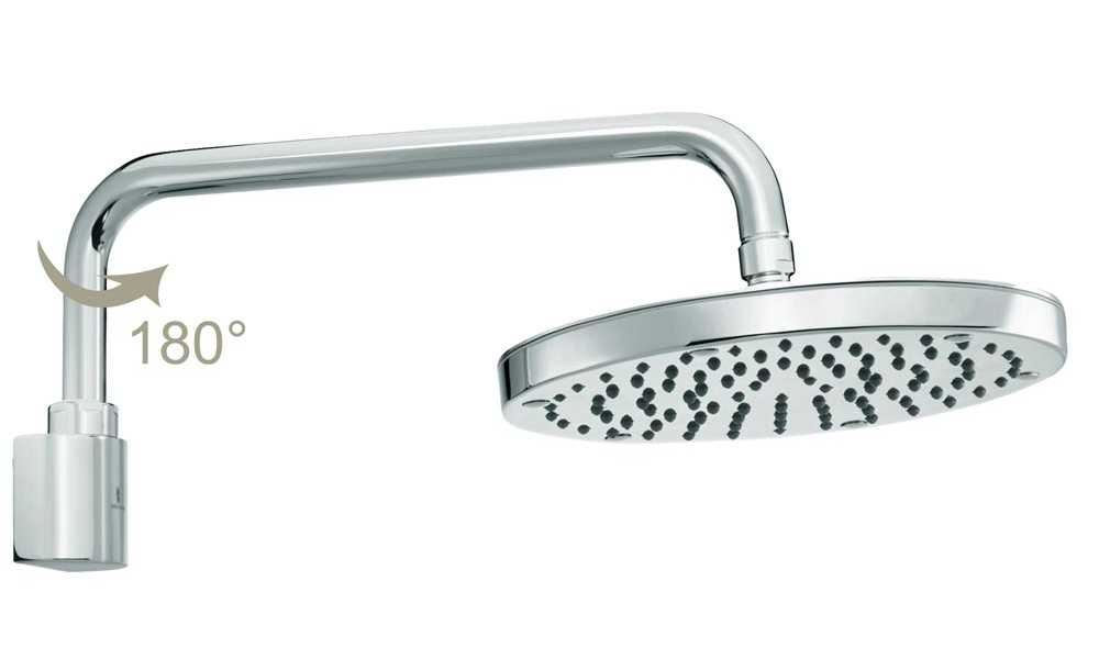Верхний душ Bossini Oki  H55410 Хром с поворотным кронштейном
