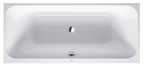 Акриловая ванна Duravit Happy D2 700314000000000 1800 х 800 c двумя наклонами для спины, встраиваемая, белая