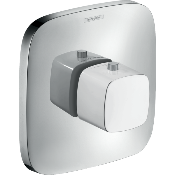 Термостат для ванны встраиваемый Hansgrohe PuraVida Highflow 15772400 белый/хром