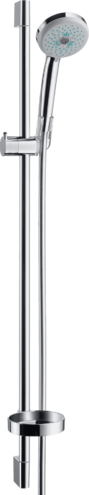 Душевой набор Hansgrohe Croma 100 Multi EcoSmart Unica'C 27655000 с мыльницей хром