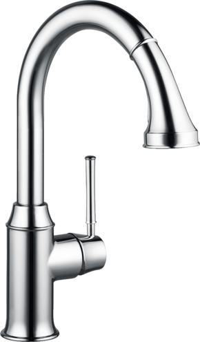 Смеситель для кухни с выдвижным изливом Hansgrohe Talis M53 73870000 Хром