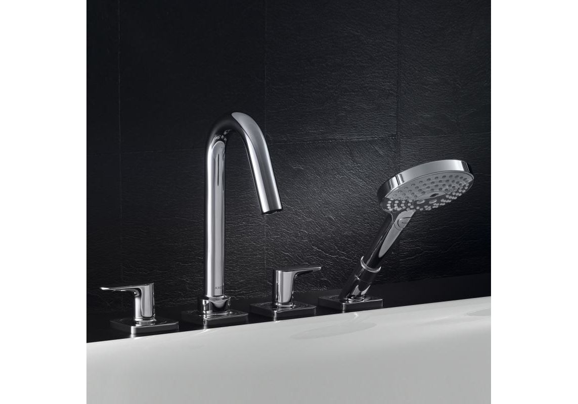 Смеситель на край ванны Axor Citterio М 34444000 на 4 отверстия хром 