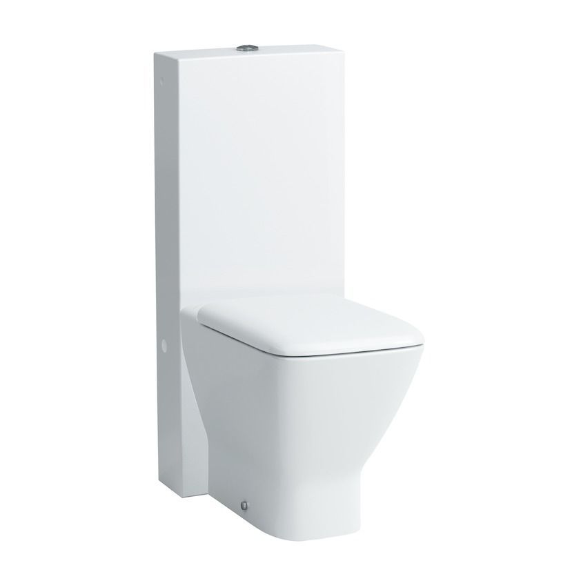 Бачок напольный Universal  Laufen  Kartell by Laufen 8.2866.3.757.883.1 белый матовый, подводка внизу слева