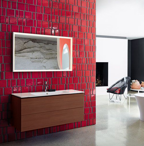 Тумба подвесная под раковину Duravit L-Cube LC624307979 орех натуральный