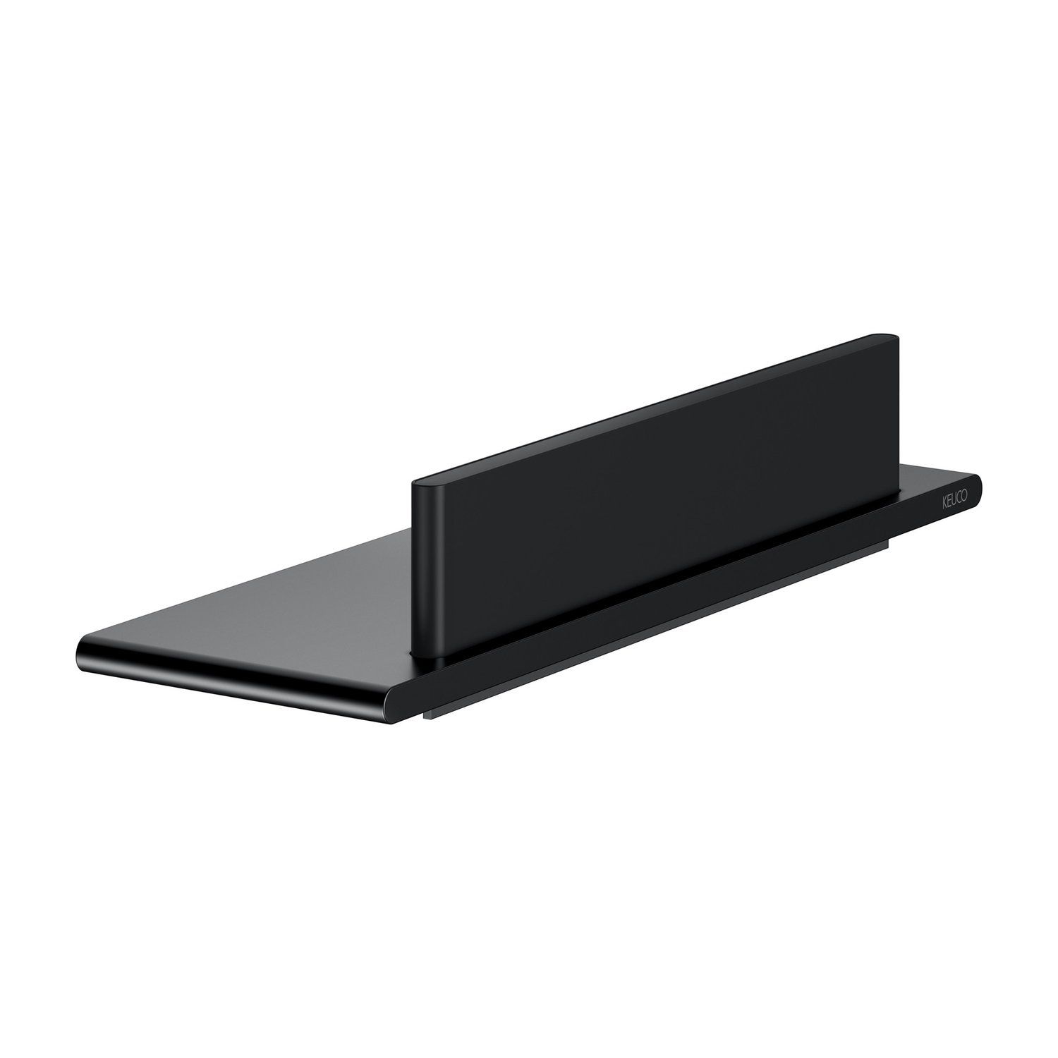 Полочка для душа KEUCO AVENO 14659 370000 со встроенным стеклоочистителем, с клеевым комплектом, цвет Чёрный матовый