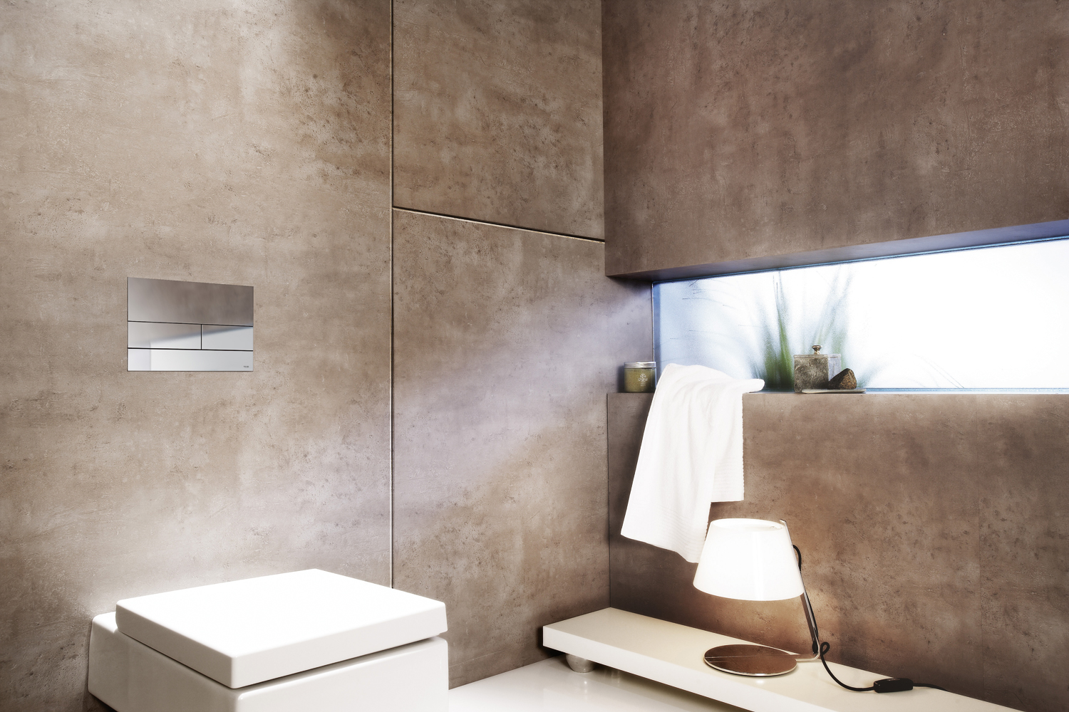 Металлическая панель с двойным смывом для унитаза TECE TECEsquare II 9240832 Белый