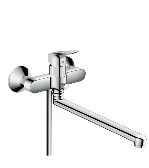 Смеситель для ванны с длинным изливом Hansgrohe Logis 71402000 хром