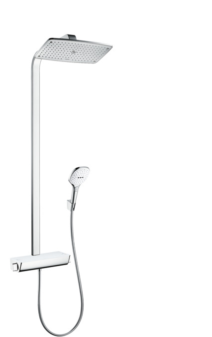 Душевой комплект Hansgrohe Raindance Select Showerpipe 27112400 с термостатом белый/хром