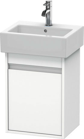 Тумба подвесная под раковину Duravit Ketho KT6630L1818 1 дверца, левая, белый матовый