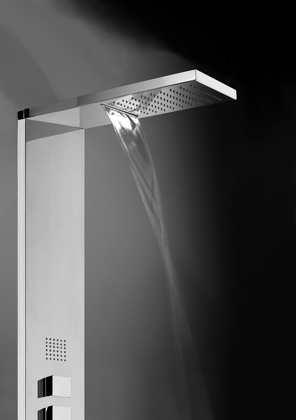 Душевая панель Bossini Manhattan Panel 4 Termostatico L00897.030 Хром