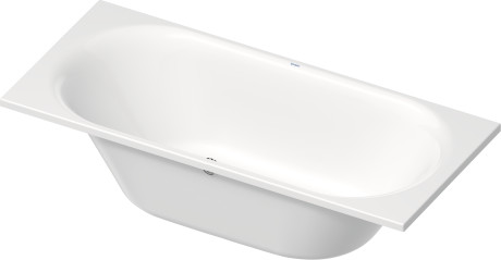 Встраиваемая акриловая ванна Duravit D-Neo 700476000000000 1800 мм х 800 мм, c двумя наклонами для спины, белая