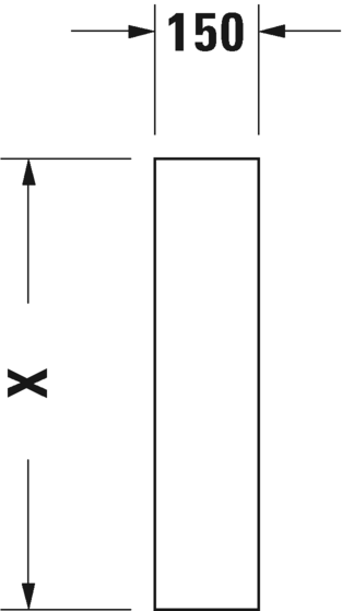 Пьедестал Duravit Starck 3 0865160000 для раковины, белый 