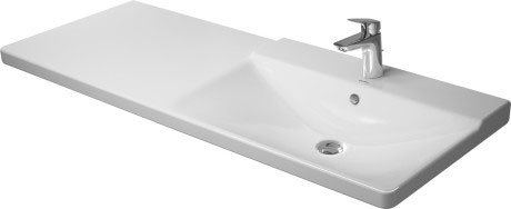 Раковина подвесная Duravit P3 comforts 2334120000 125х49см (изделие снято с производства)