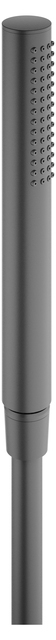 Стержневидная душевая лейка Keuco UNIVERSAL 56080 130100 187 мм, цвет Шлифованный чёрный хром