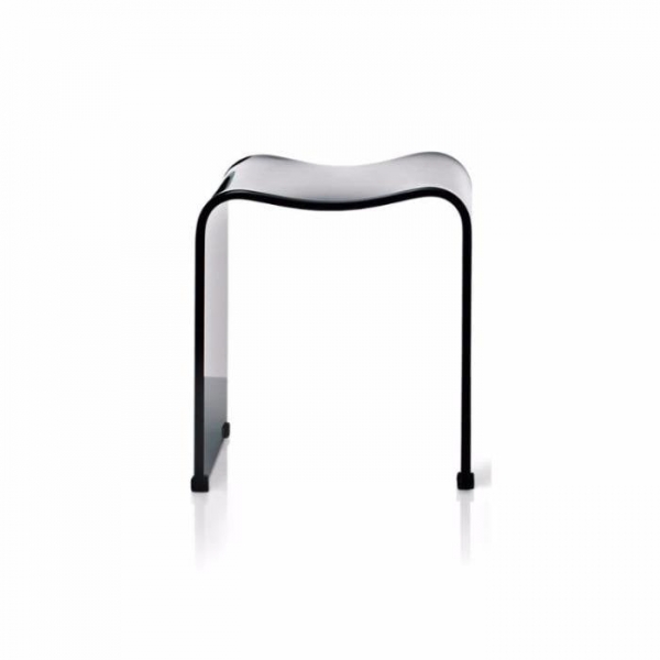 Табурет для душа акриловый DECOR WALTHER  MK DW 80   0506860   46 X 40 X 30 см, черный глянцевый
