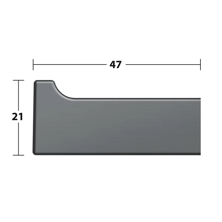 Крючок для полотенца Keuco Edition 11 11114 130000 Чёрный шлифованный хром