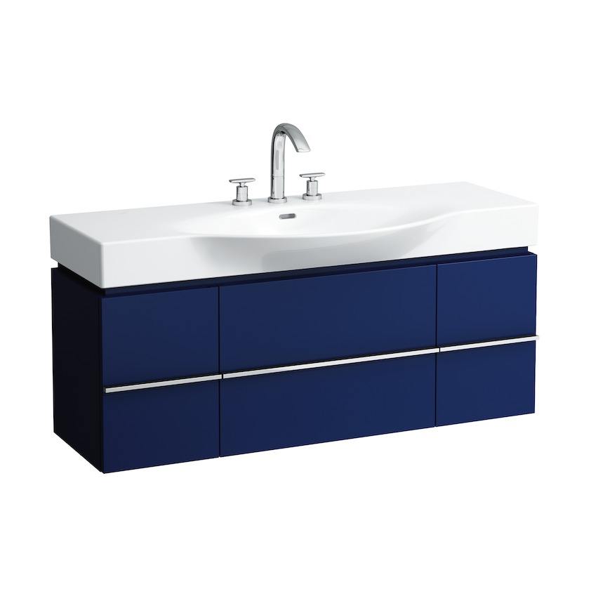 Тумба под раковину  Laufen  Case for Palace   4.0130.1.075.475.1   120 см, 1 ящик 2 двери, белый глянцевый,  для 8.1170.4, 81270.4 