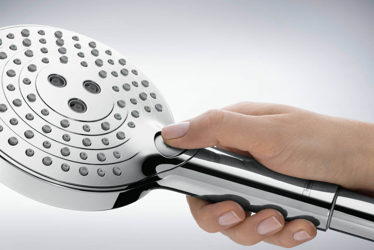 Душевой набор Hansgrohe Raindance Select S 120 3jet 27668000 с держателем и шлангом 160 см, хром