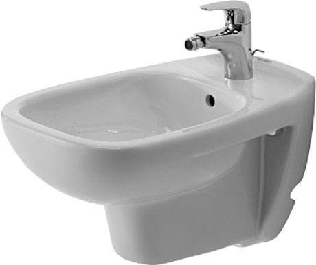 Подвесное биде Duravit D-Code 22571500002 с переливом, белое