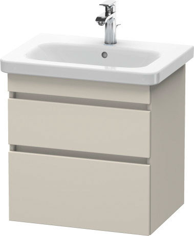 Тумба подвесная под раковину Duravit DuraStyle DS648009191 серо-коричневый