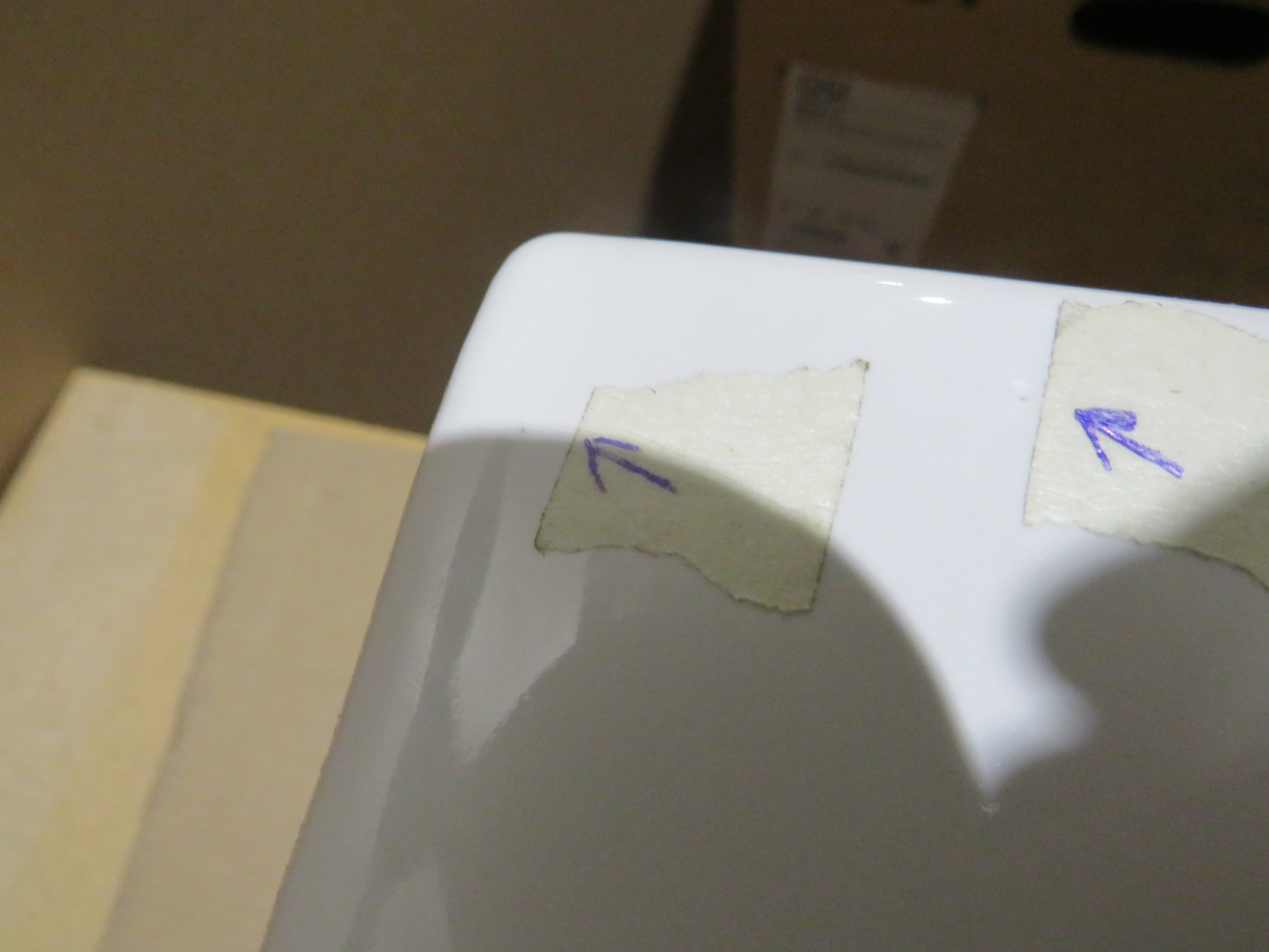 УЦЕНКА. Биде подвесное GSI PURA   8864111_УЦ/5     500 мм х 360 мм, с отверстием под смеситель, с переливом, без крепежа FISR2, белый глянцевый /Дефект: черные точки в эмали.