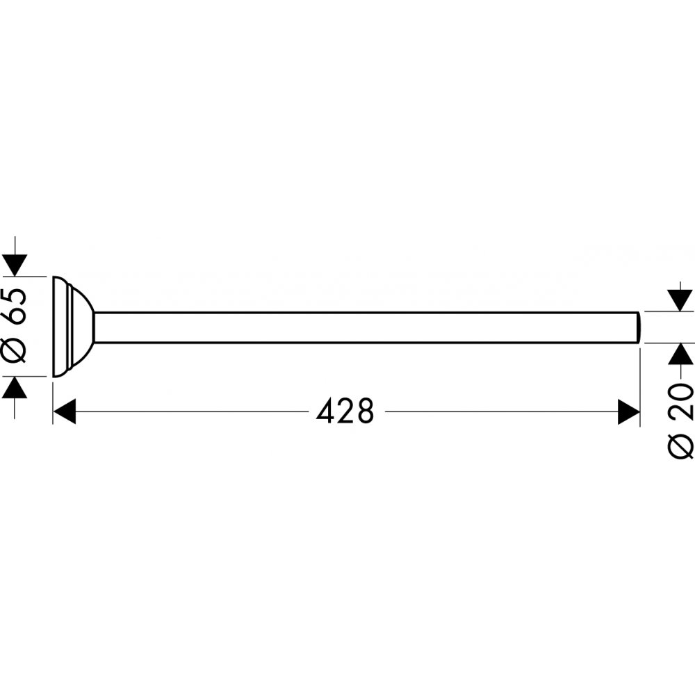 РАСПРОАЖА Полотенцедержатель AXOR Carlton 41420000 Хром