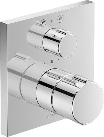 Однорычажный смеситель для душа Duravit С.1 C15200013010, хром