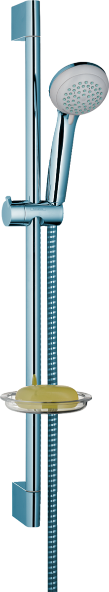 Душевой гарнитур со штангой 65 см и мыльницей Hansgrohe Crometta 85 Vario/Unica Crometta 27764000 Хром