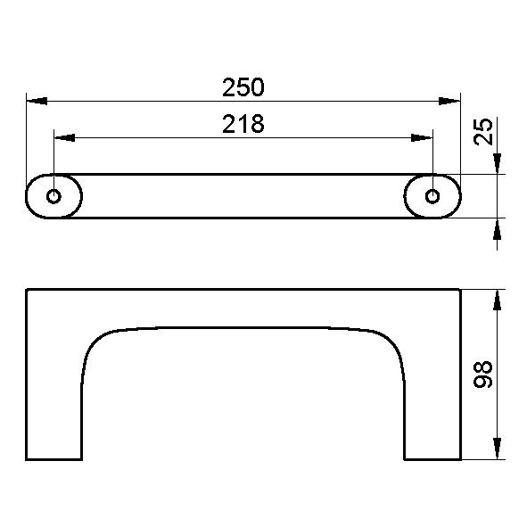 Вешалка для полотенца Keuco Edition 400 11521 010000  хром